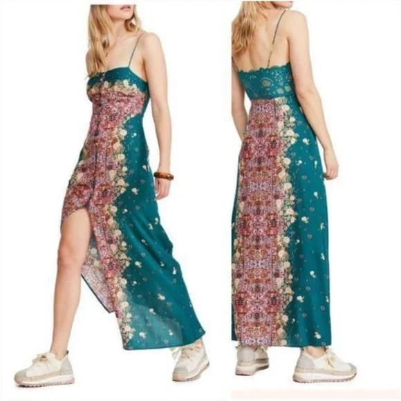 Free People | Dresses | Free People Intimately Morning Song Print Maxi Dress  | Poshmark